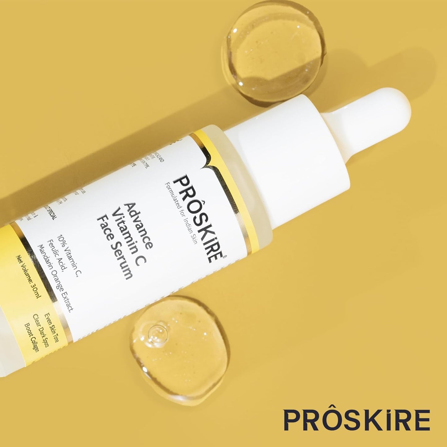 Proskire Vitamin C Face Serum – Brightening & Anti-Aging Formula for Glowing Skin - 30 ml Pack