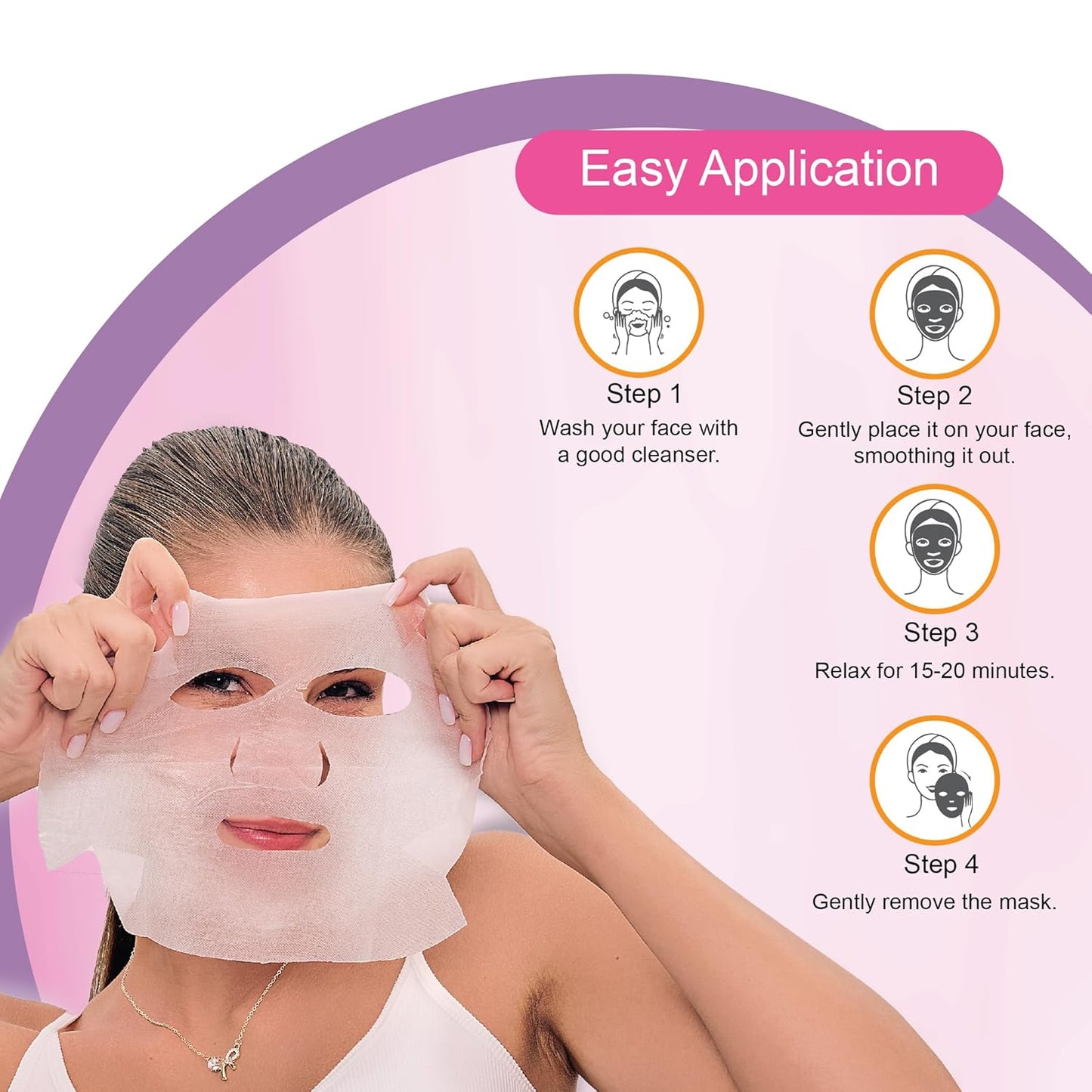 DR.RASHEL White Skin Face Sheet Mask With Serum For Women and Men | All Skin Types | Soft and Healthy Skin | Deep Cleansing & Oil Control | Repairing & Nourishment | Soothing And Hydrating | Paraben Free | Pack Of 3 | 20 Grams Each