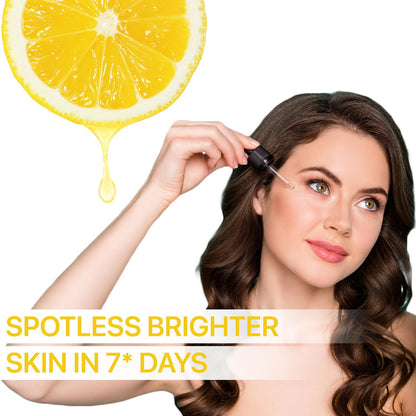 Nature's Essence Bright Glow Vitamin C Face Serum for Men & Women | Brightens & Gives Glow | Fades Dark Spots | Vitamin C Serum for Glowing Skin | For All Skin Types | Beginner Friendly| 12ml