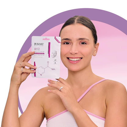 DR.RASHEL White Skin Face Sheet Mask With Serum For Women and Men | All Skin Types | Soft and Healthy Skin | Deep Cleansing & Oil Control | Repairing & Nourishment | Soothing And Hydrating | Paraben Free | Pack Of 3 | 20 Grams Each