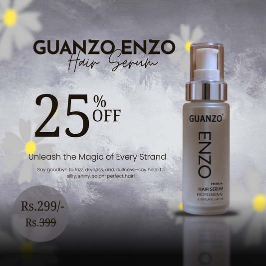 GuanzoEnzo Hair Serum for Dry, Damaged Hair – Ultimate Nourishment & Growth Boost